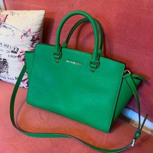 Michael Kors Green Handbag